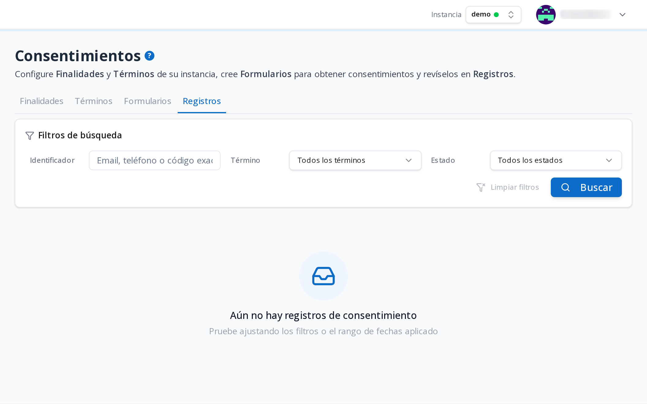 Fidelizador: el registro de consentimientos