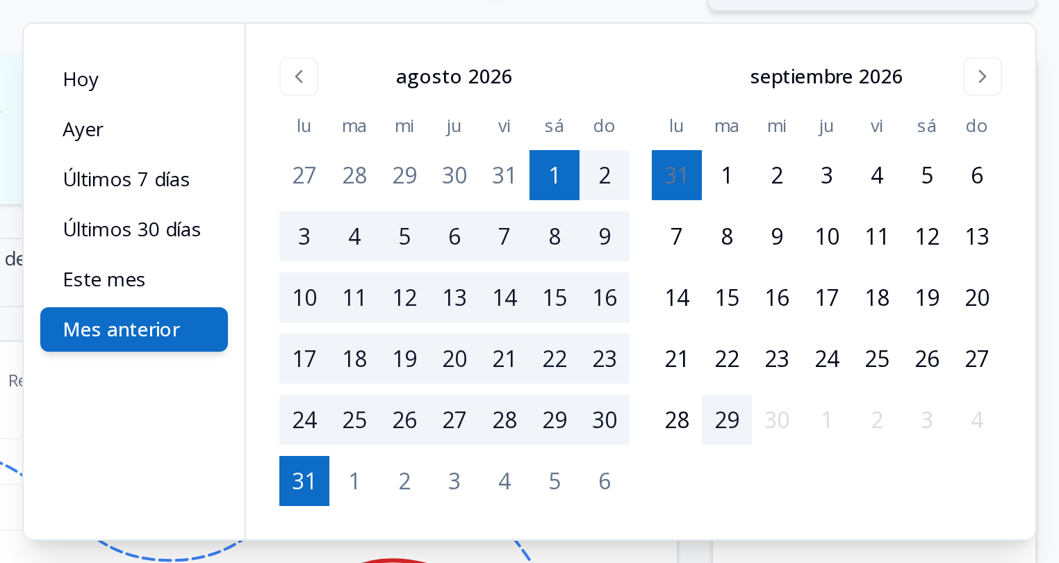 Captura: Filtrar por período